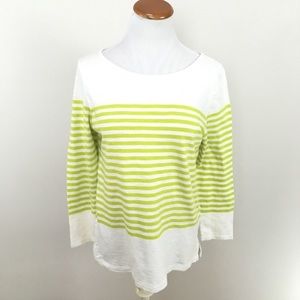 Joie Abina Striped Long Sleeve Pullover Knit Top Women’s Sz Medium‎